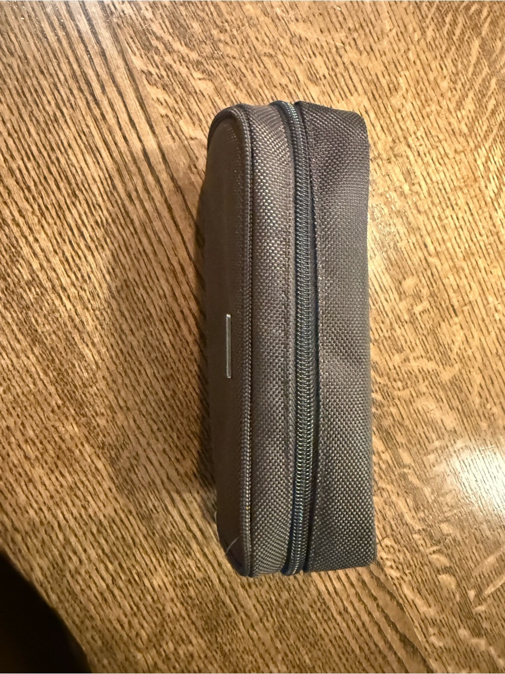 Tumi Dark Brown Textured Travel Case - Picture 4 of 7